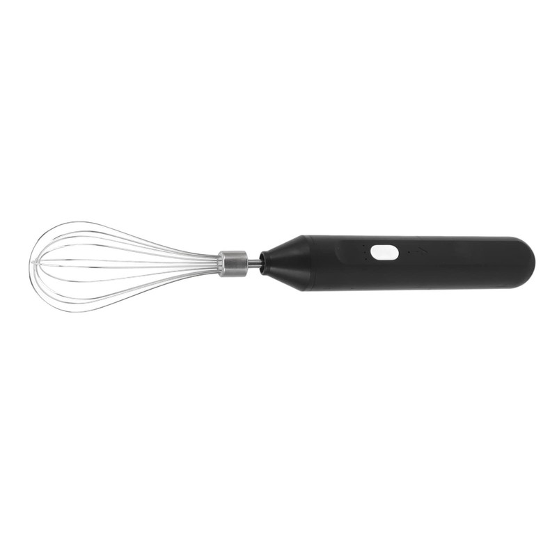Electric Egg Beater, Cordless Hand Mixer 3 Speeds for Home Baking (Black)