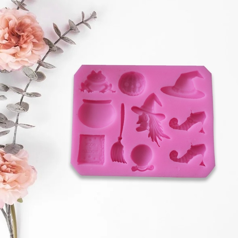 Silicone Material Cake Molds 10 Cavities Halloween Modeling Halloween Festival gallery