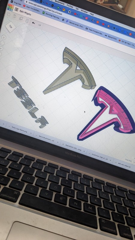 Tesla T Logo Cookie Cutter Christmas Tree Ornament gallery