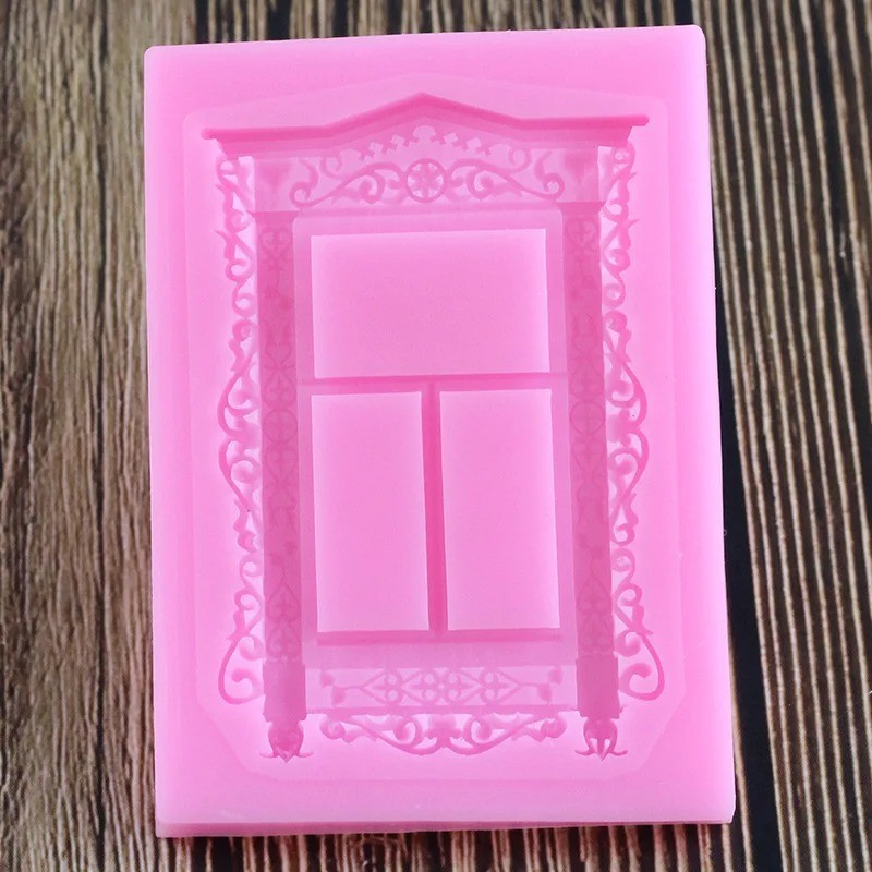 Window Frame Silicone Mold Fondant Cake Border Decorating Chocolate Mould gallery