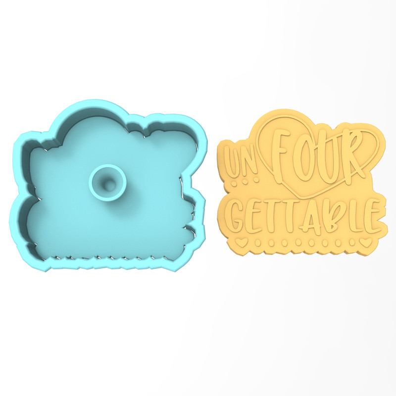 Happy 4th Birthday Cookie Cutter & Stamp | Party Kids Boy Girl Bday Balloon gallery
