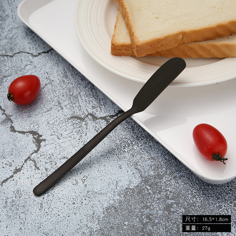 304 Steel Handle Scraper Tableware Butter Knife Western Korean Style Cream gallery