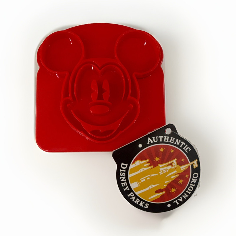 Disney Parks Mickey Mouse Cookie Cutter Red Kitchen Baking Disney Home Decor