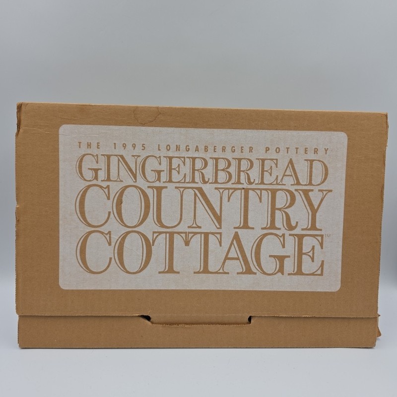 Longaberger Gingerbread Country Cottage House Cookie Mold In Box 1995 32476