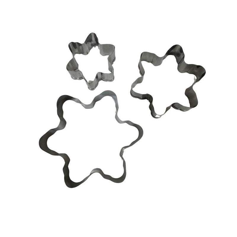 3Pcs Cookie Cutter Set Stainless Steel Cookie Cutter Mould For Baking Cake DIY gallery