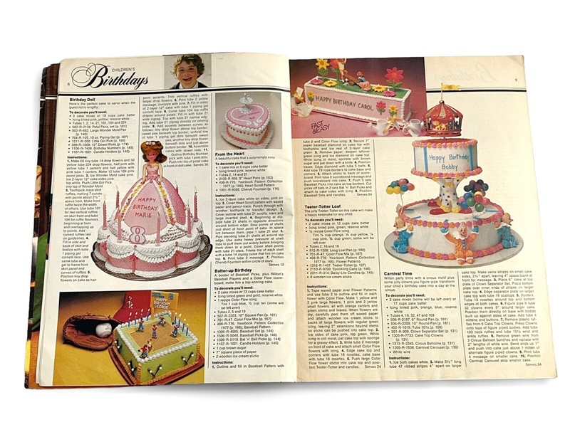 Wilton Yearbook 1977 Cake Decorating The American Art of Celebration gallery