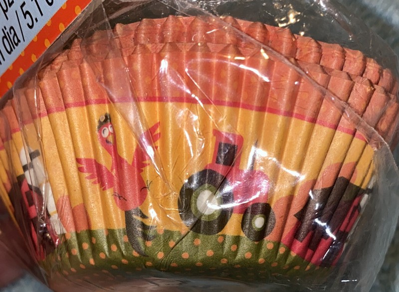 50pc Studio 18 Baking Cups - “Ruler of the Roost” Farm Rooster Tractor NEW!! gallery