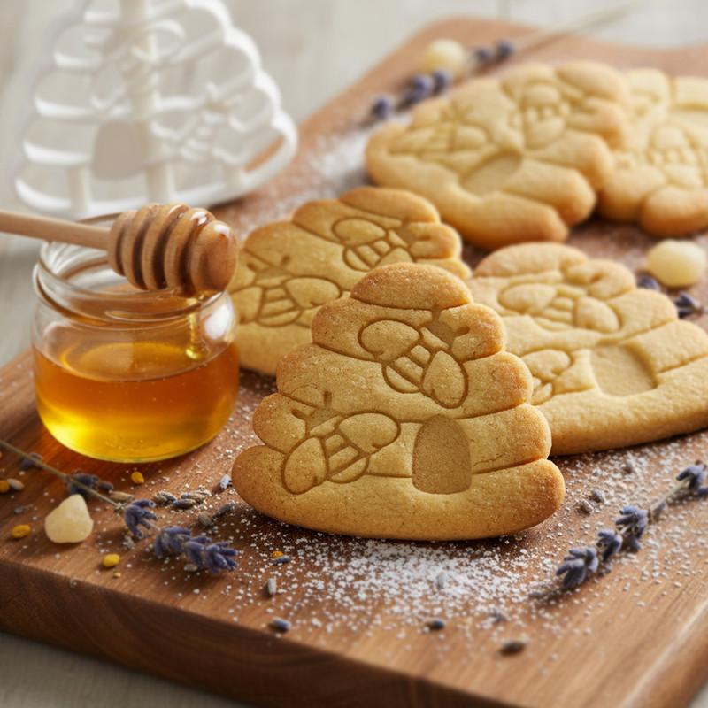Bee Hive with Bees Cookie Cutter -beekeeper apiculturist honey apiculture apiary gallery
