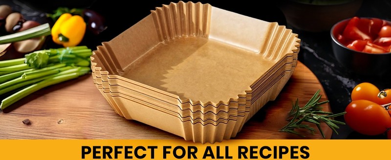 400Pcs Air Fryer Liners Disposable, Non-Sti and Oil Proof for Easy gallery