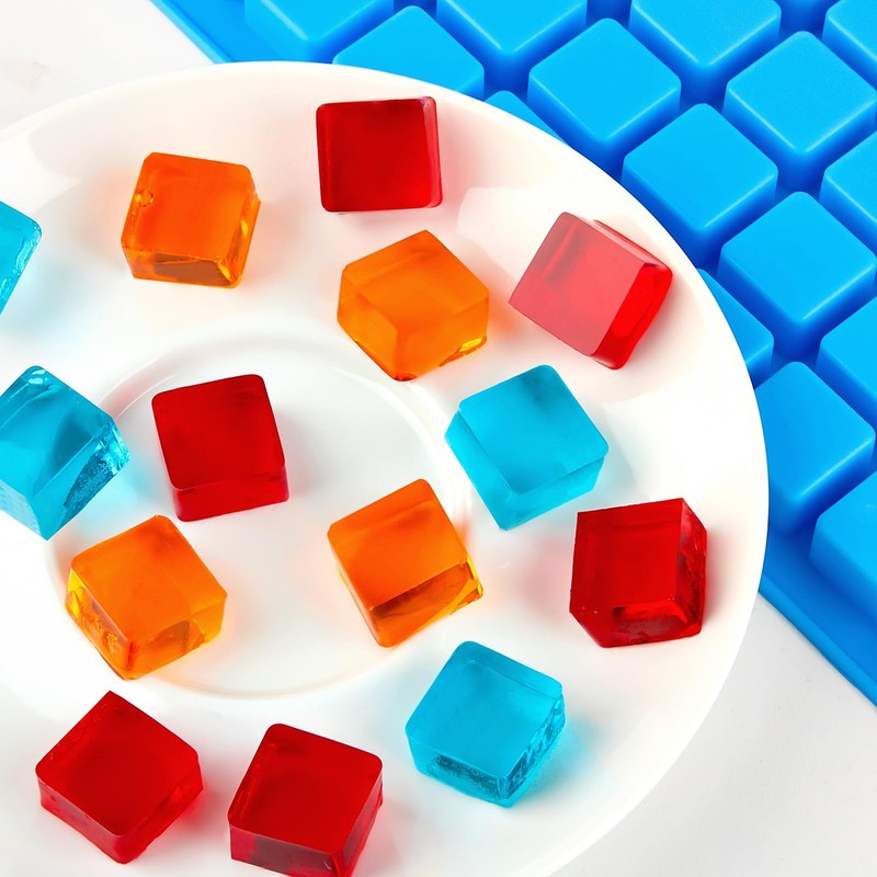 JOERSH Square Candy Molds, 252 Cavities, 2Pcs gallery