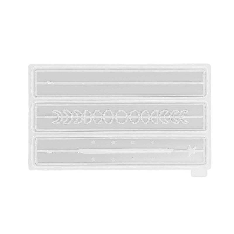 Silicone Star And Moon Cake Cookie Chocolate Candy Craft Incenses Line Board