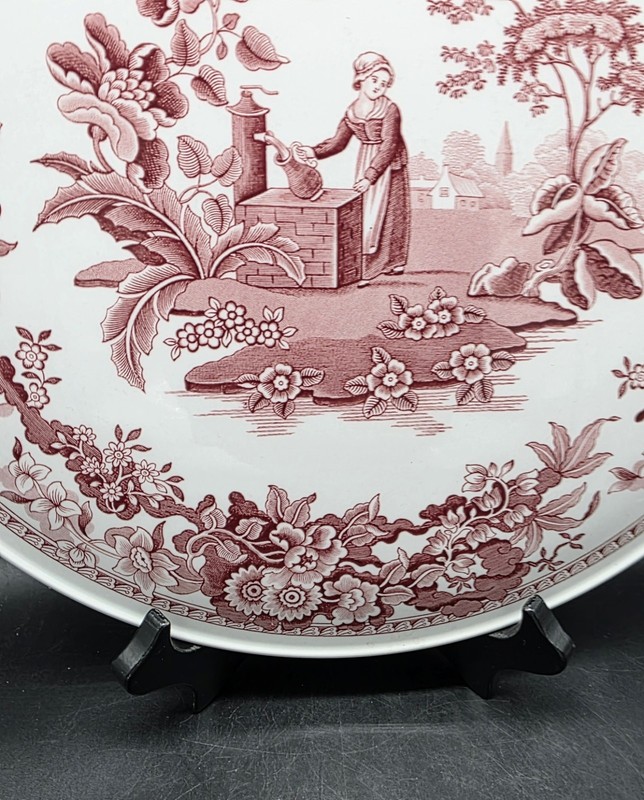Spode Archive Collection Georgian Series Girl At Well Cake Plate Trivet 11.5” gallery