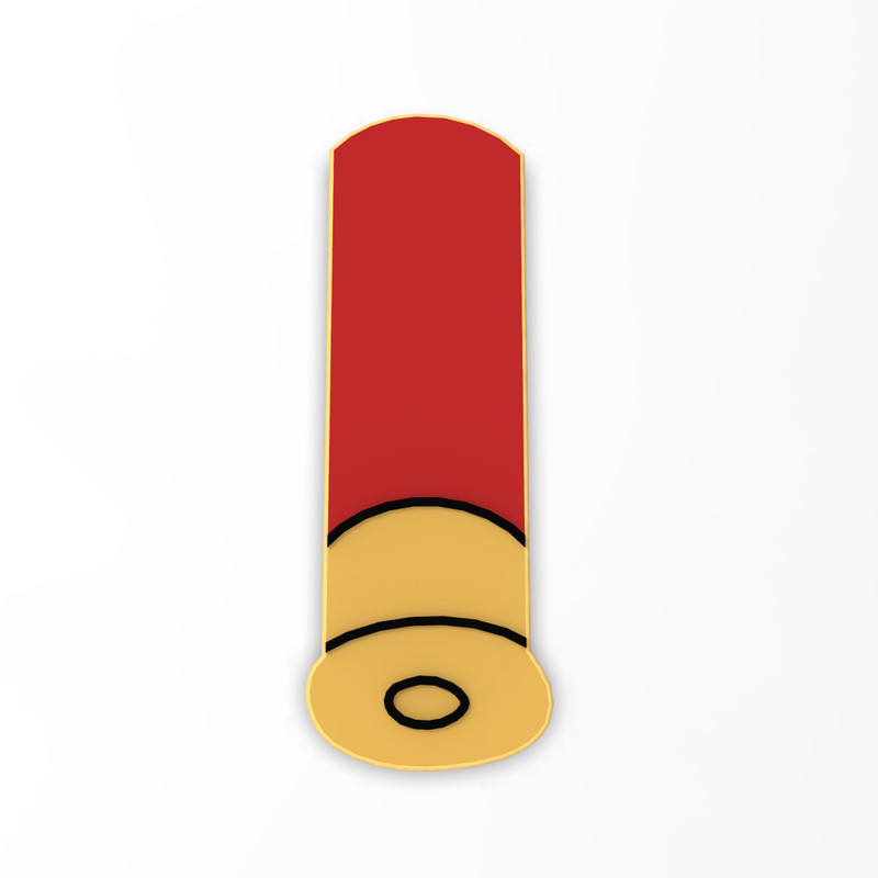 Shotgun Shell Cookie Cutter Outline & Stamp #1 | Hunter Ammo Season Gun Bullet gallery