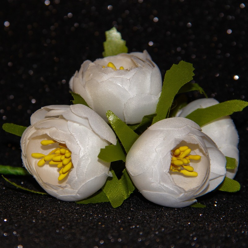 60 Pcs Artificial Flower Stamen Mini Berry Pick Bunch Fruit Floral Stamen White gallery