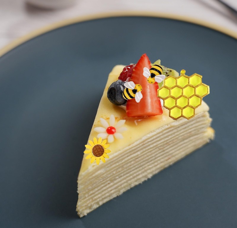 4 Pcs Bumble Bee Silicone Mold Honeycomb Sunflower and Bee Fondant Molds Kit Cup gallery