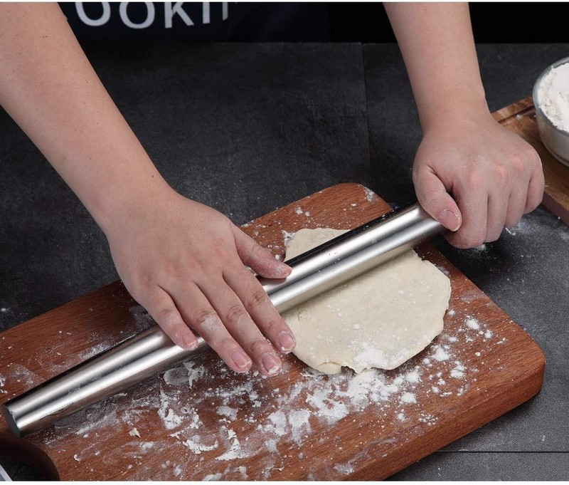 High-Quality 16.7 Inch Rolling Pin with Matte Finish - Perfect Gift for Bakers gallery
