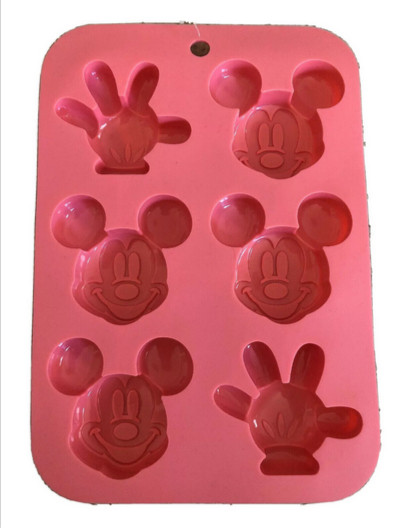 Mickey Mouse Head Hand cake chocolate soap mold gallery