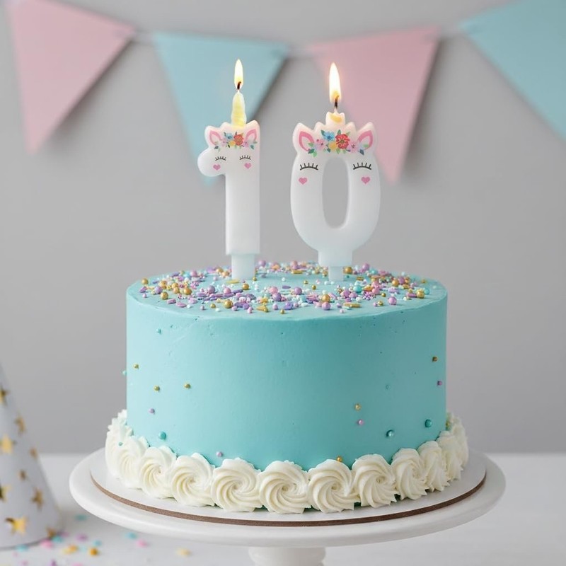 Unicorn Birthday Candle - Number 5 Birthday Candle, Unicorn Birthday... gallery