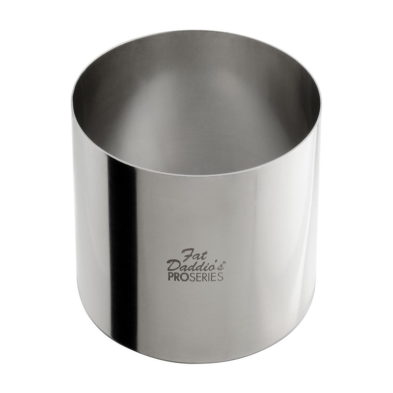 Stainless Steel Round Cake & Pastry Ring, 4 x 3 Inch gallery