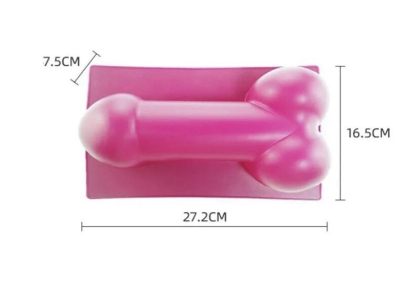 Penis Cake Pan Mold Bachelorette Bachelor Party Funny Gag Discreet Packaging 10” gallery