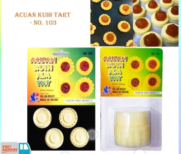 5 SET malaysia Pineapple Tart Jam Cookies Cutter Marmalade Linzer Christmas Mold gallery