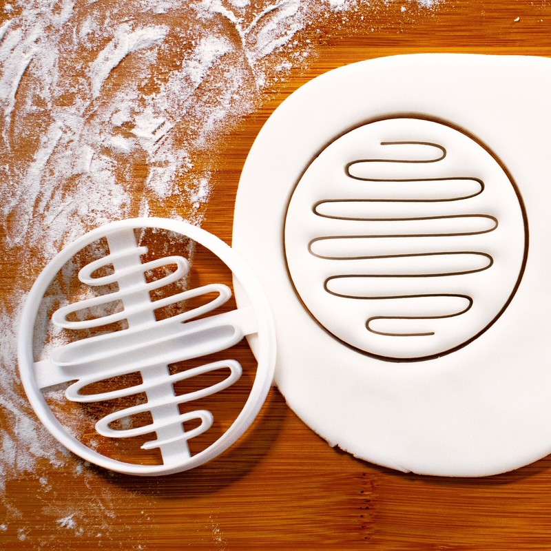 Continuous Streak Petri Dish Cookie Cutter -cell culture laboratory microbiology