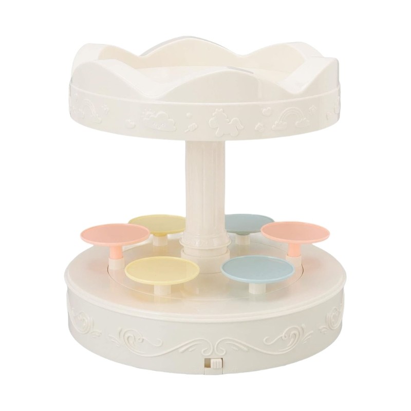 360 Degree Rotating Dessert Tray Tower For Weddings Birthdays Slip Proof Base