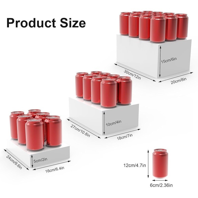 Acrylic Buffet Riser Stand Set Display Dessert Holder Stackable Food Organizer gallery
