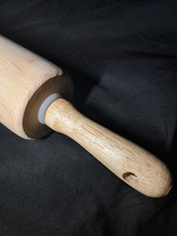 Wood Rolling Pin 18 Inch Farmhouse Kitchen Decor Wood Dough Roller for Baking gallery