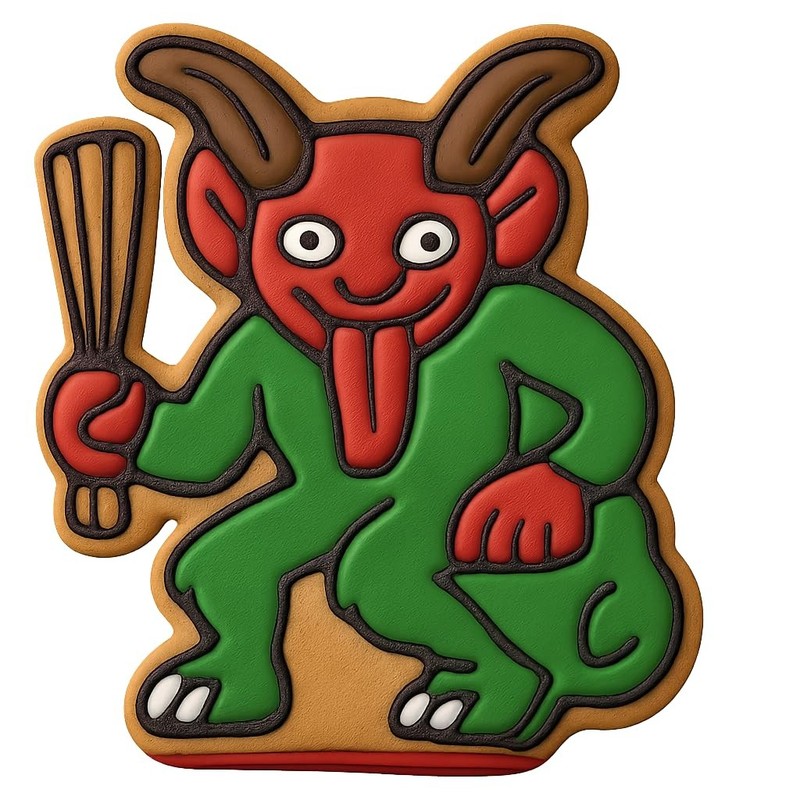 Traditional Krampus Cookie Cutter & Stamp - 3.2x4 gallery
