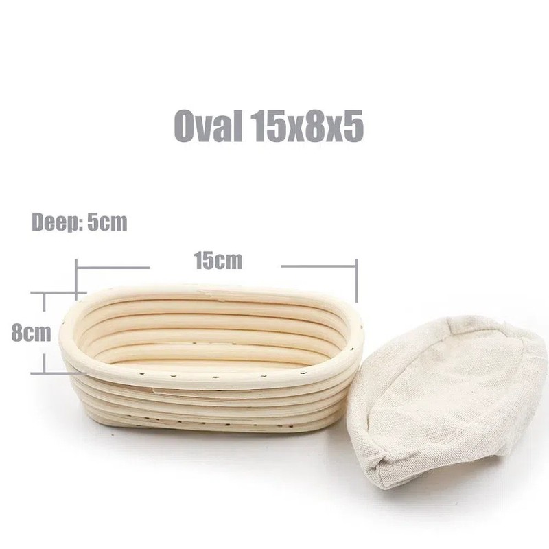 Bread Dough Banneton Proofing Proving Basket Fermentation Rattan Wicker Basket