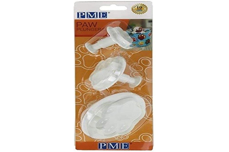 Paw Plunger Cutter Set of 3 for Cake Decorating/Fondant