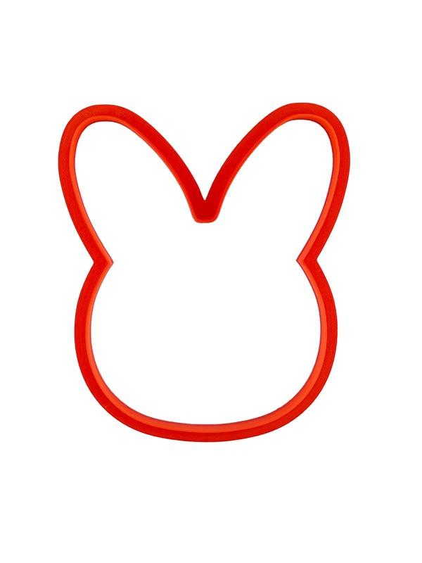 Bunny Rabbit Head Cookie Cutter 4.5” - Hand Made in the USA by Mighty Gadget gallery