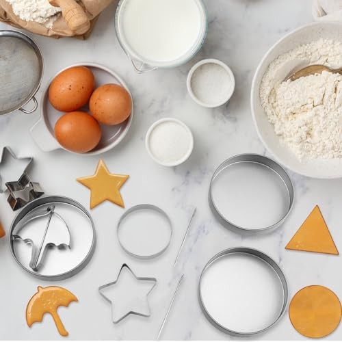 12pcs Stainless Steel Game Cookie Cutters, Korean Dalgona Candy Sugar Making A gallery