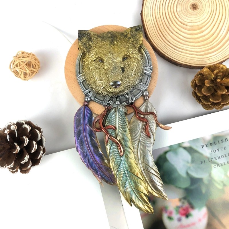 Foxes Windbell Dreamcatcher Silicone Mold for Home Decor DIY Gift Resin Mold gallery