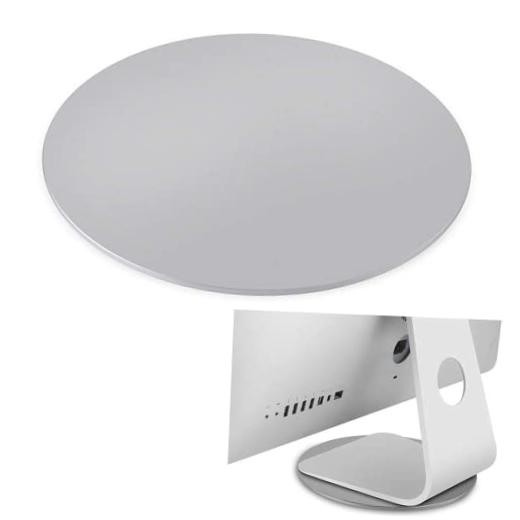 360° Rotation Monitor Swivel Base Aluminum Alloy Computer Screen Monitor Silver gallery
