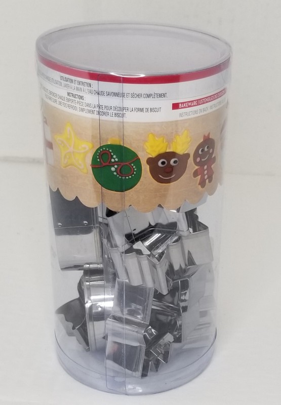 Celebrate it - 12 piece Christmas Mini Cookie Cutters, Metal gallery