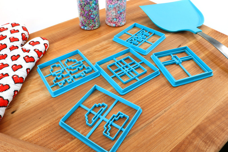 Minecraft Blocks Set 1 Cookie Cutters- Chest, Crafting Table, Furnace, Jack O gallery