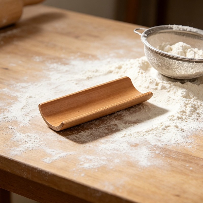 Rolling Pin Base Tea Scoop Dough Roller Holder Bread Making Tools gallery