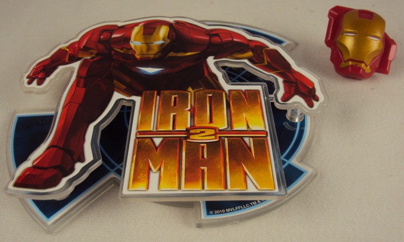 Iron Man 2 Cake Deco Kit CASE LOT 48 SETS ~ w/Lay on Topper & Ring