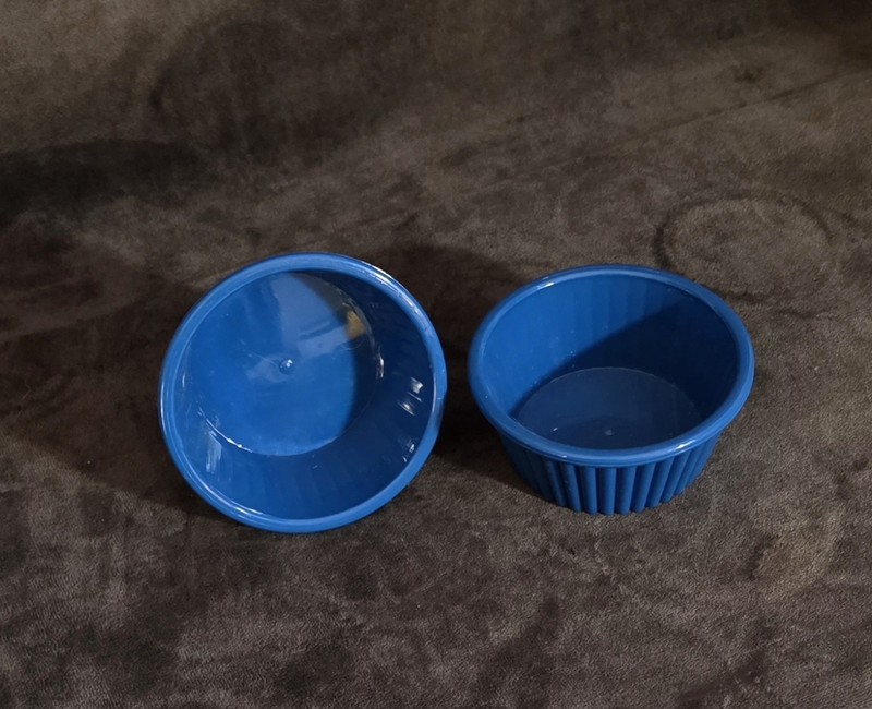 Dark Blue Single Heavy plastic cupcake holder decor