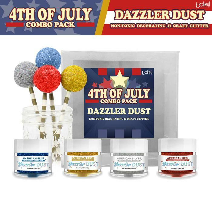 4th of July Dazzler Dust Collection A (4 PC SET) | Craft Glitter Gift Set