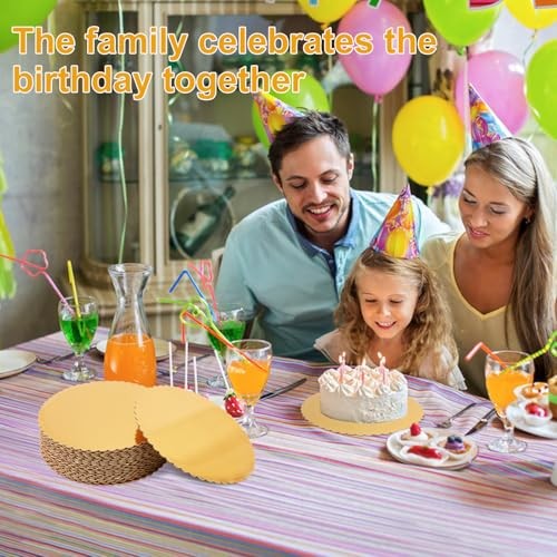 55 Pack 10 Inch Gold Cake Boards, Round Cake 55 Pack 10 Inch Gold Rounds gallery