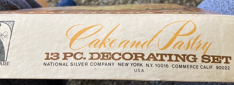 Vntg Cake Pastry Decorating Set 8 PCS NOT 13 AS SHOWN ON PKG BakersWare MadeUSA gallery
