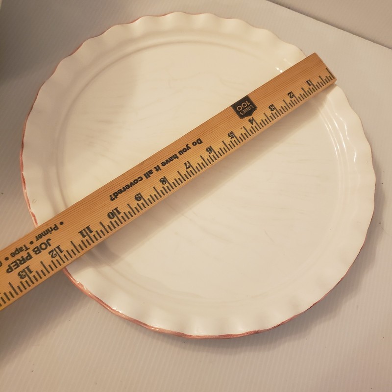 Ribbons And Bows 1996 Cake Plate Lid 3d Alabaster For Portugal Ceramics Vintage gallery
