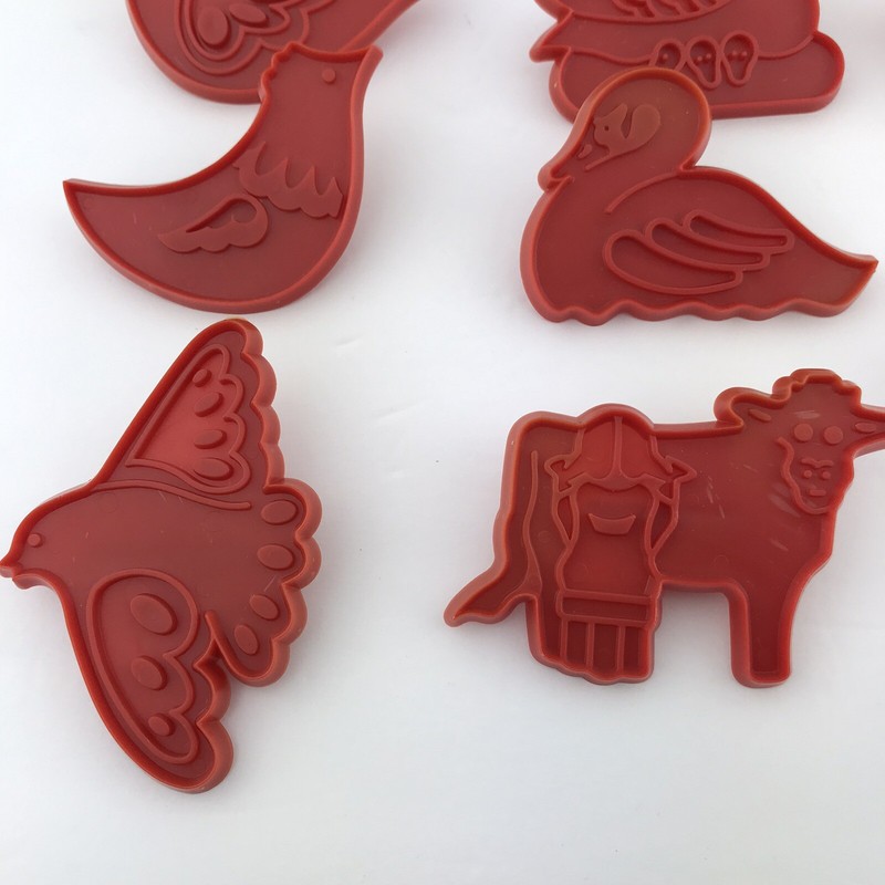 Chilton Cookie Cutter Set 12 Days of Christmas Vintage 1978 Complete gallery