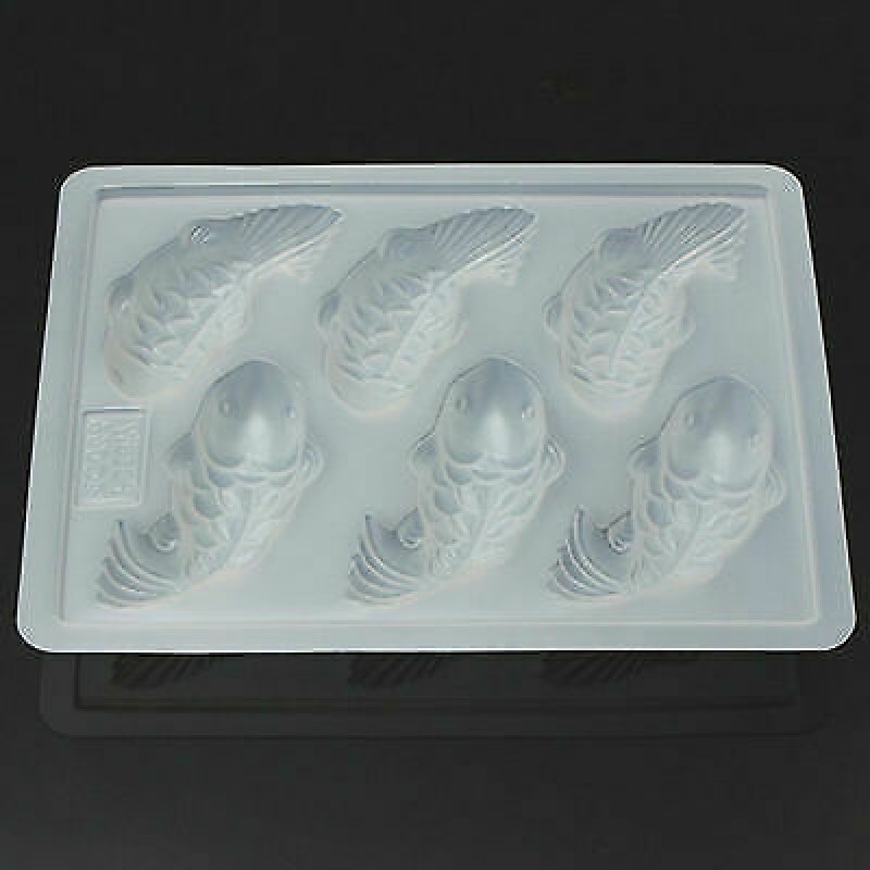 New 3D Koi Fish Plastic Cake Chocolate Mould Jelly Handmade Sugarcraft Mold DIY gallery