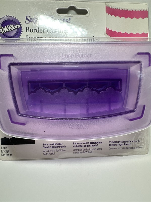 Wilton Sugar Sheets Border Cutting Insert Lace gallery
