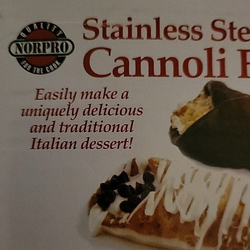 Norpro 3660 Stainless Steel Cannoli Form 4 Pack Pastry Mascarpone Tubes 5.75” gallery