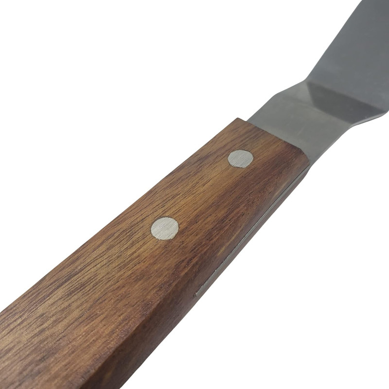 Professional Cake Decorating Tools - Large Stainless Steel 8" Icing Spatula - Of gallery